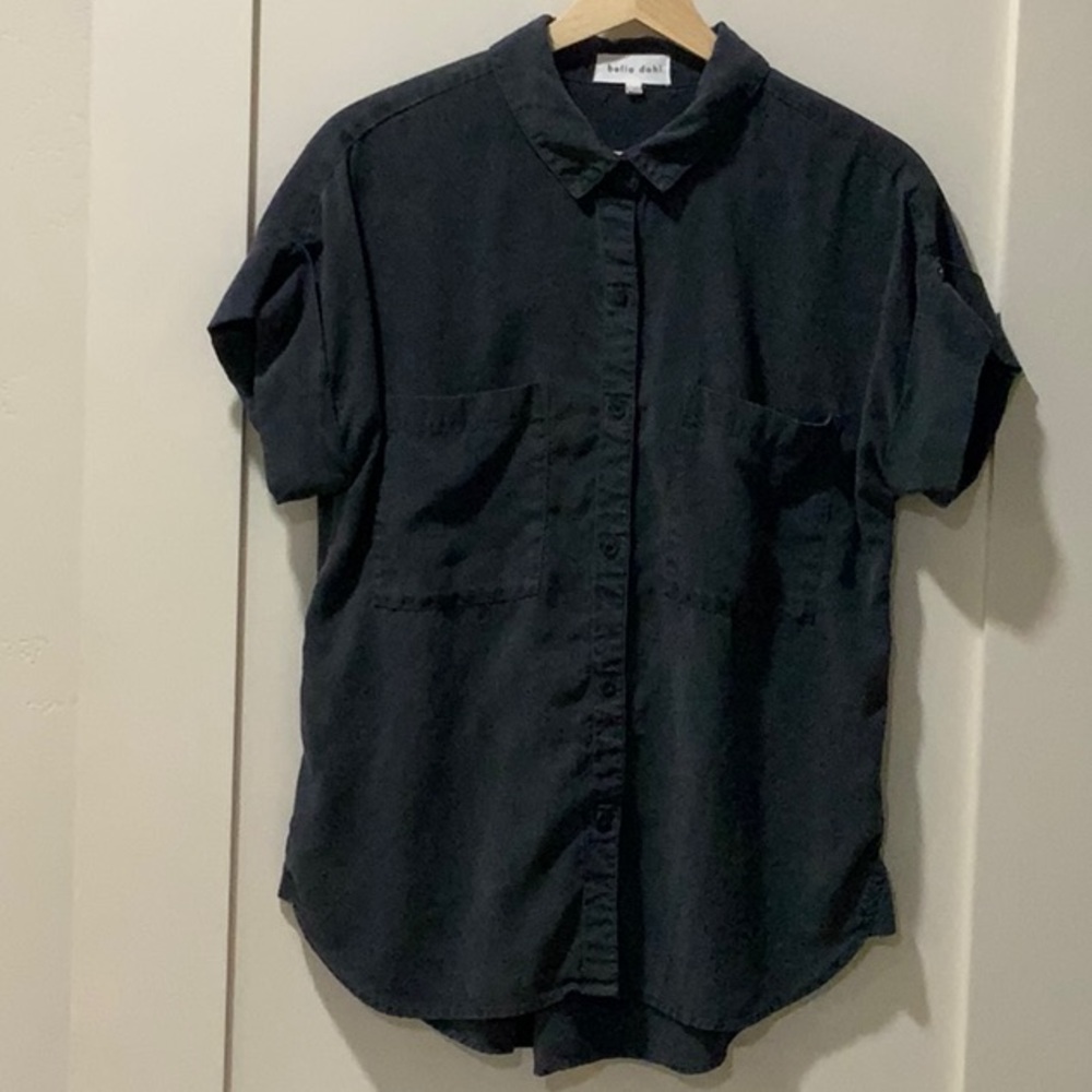 Bella Dahl Black Button Down Shirt